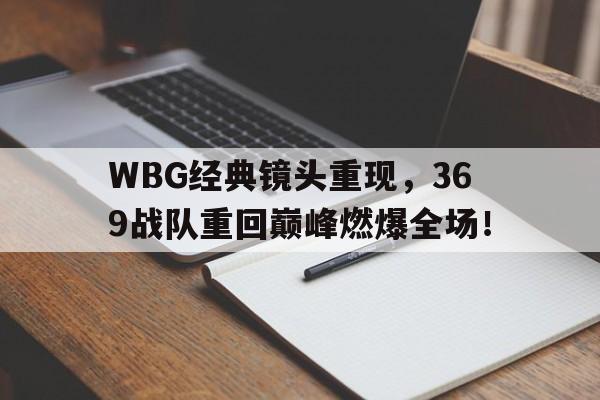 爱游戏app下载-WBG经典镜头重现，369战队重回巅峰燃爆全场！